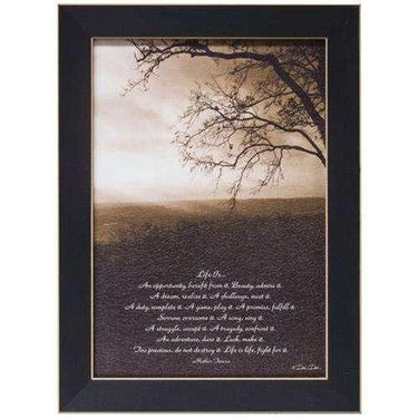 Life Is... Framed Print - The Fox Decor
